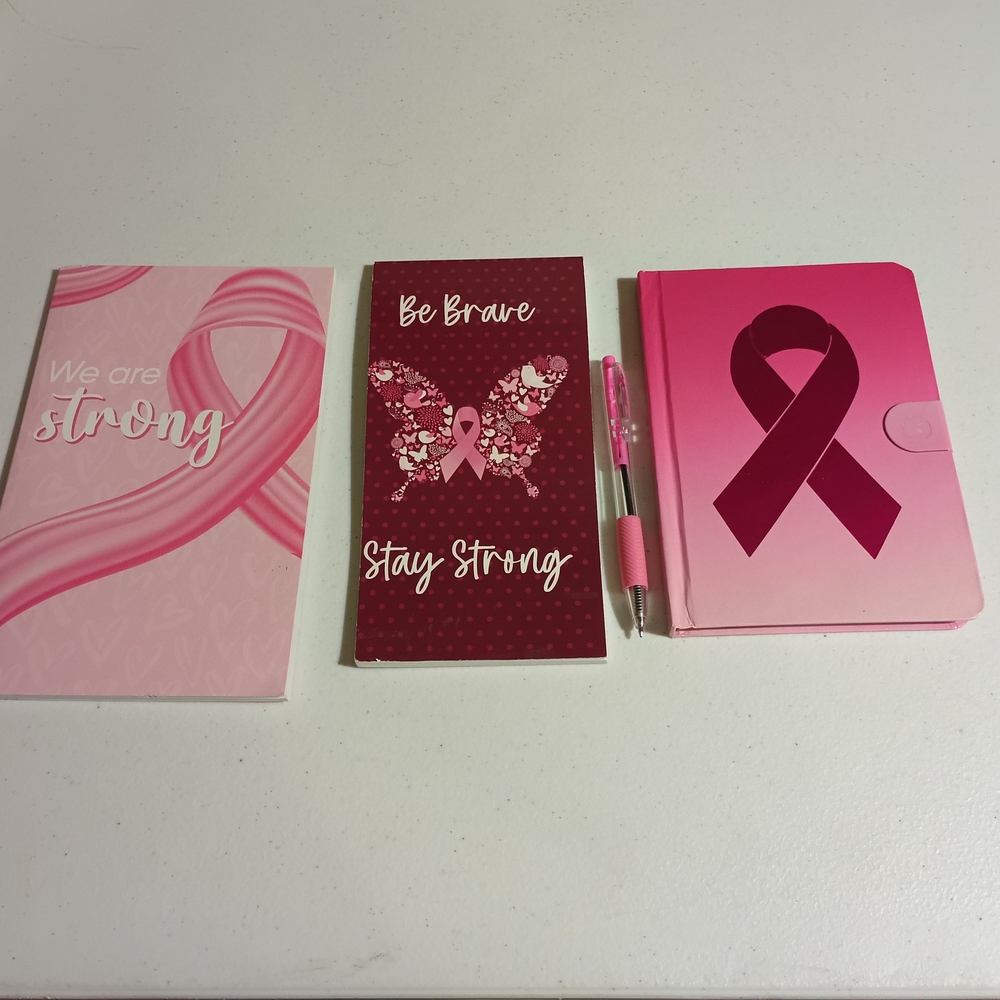Notebook Pen Journal Breast Cancer Awareness set